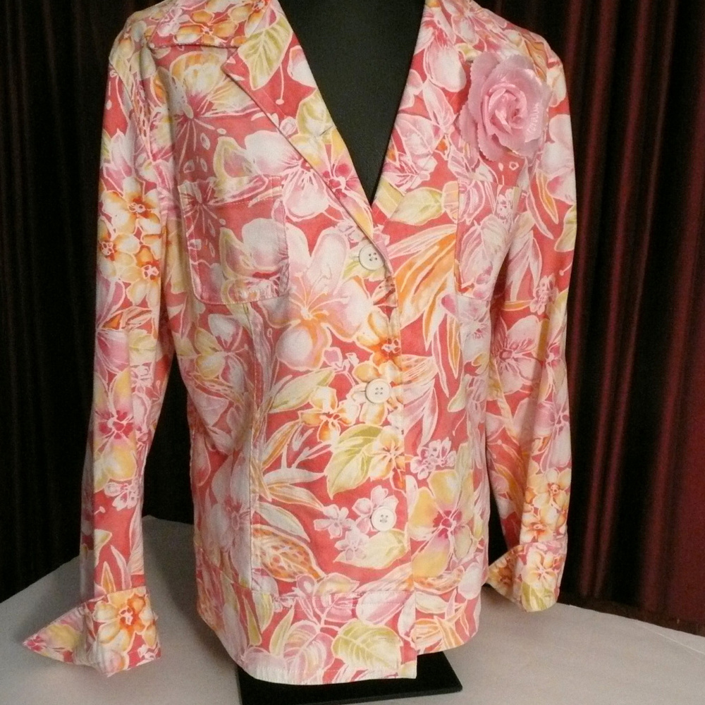 Talbots Pastel Denim Jacket